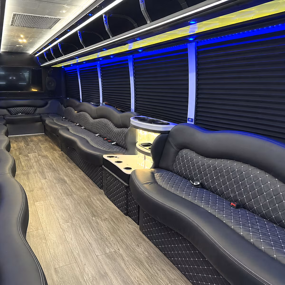 altamonte springs party bus rental interior