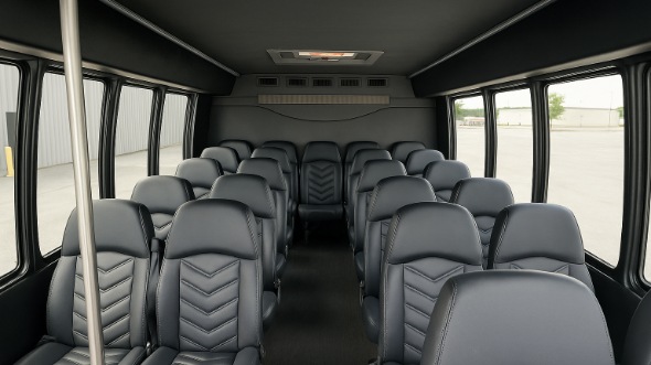 Interior of Charter Bus Company Altamonte Springs's 18 Passenger Minibus in Altamonte Springs