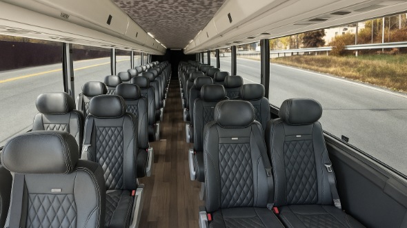 Interior of Charter Bus Company Altamonte Springs's 30 Passenger Minibus in Altamonte Springs