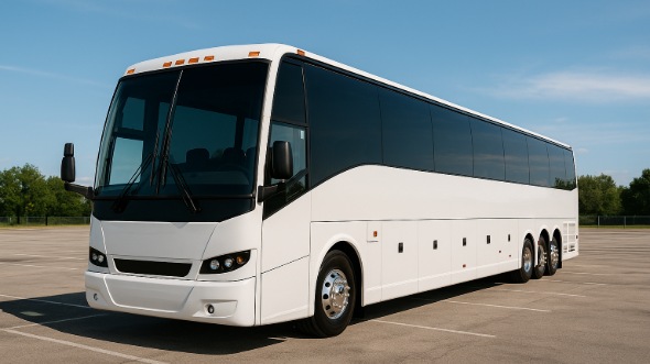 Exterior of Charter Bus Company Altamonte Springs's 50 Passenger Charter Bus in Altamonte Springs