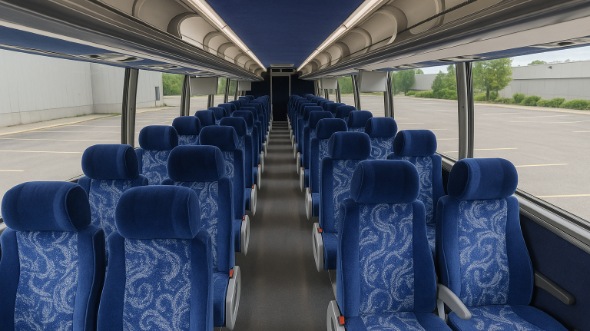 altamonte springs 56 passenger charter bus inside