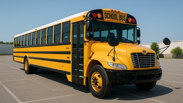 Exterior of Charter Bus Company Altamonte Springs's School Bus in Altamonte Springs